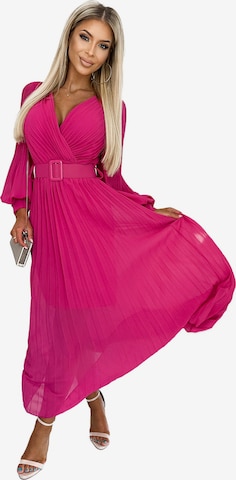Numoco Kleid 'Klara' in Pink: Vorderseite