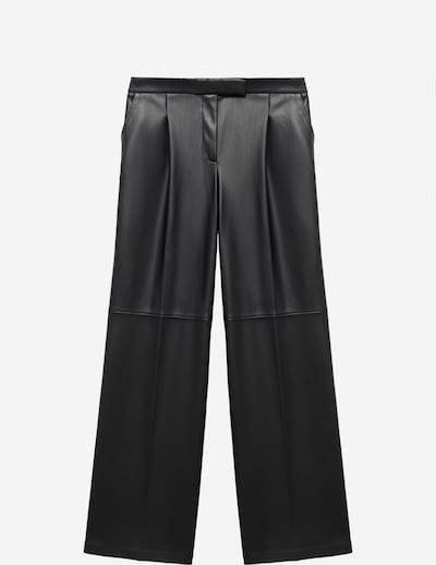 MANGO Hlače s naborima 'Riga' u crna, Pregled proizvoda