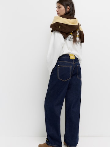 Pull&Bear Baggy Jeans 'PACIFIC LOVE' in Blue