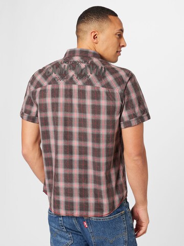 CAMP DAVID Regular fit Button Up Shirt in Brown