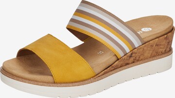 REMONTE Mules in Yellow: front