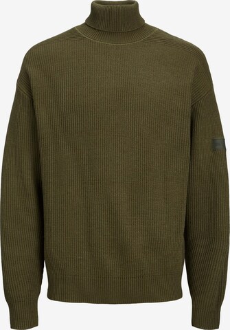 JACK & JONES Sweter 'SURFACE' w kolorze zielony: przód