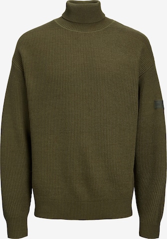 JACK & JONES Sweater 'SURFACE' in Green: front