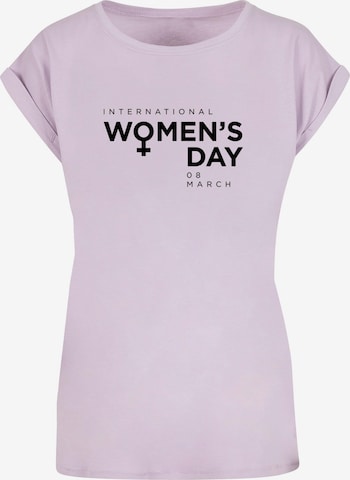 T-shirt 'WD - International Women's Day 2' Merchcode en violet : devant