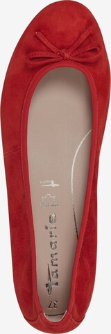 TAMARIS Ballet Flats in Red