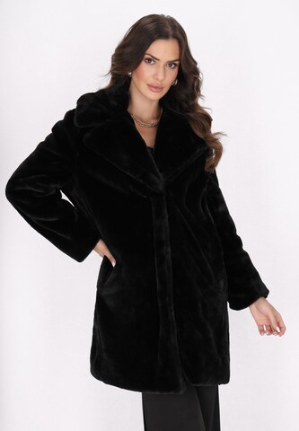 faina - Sobretudo de inverno em preto: frente