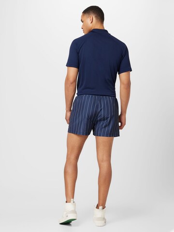 Les Deux Loosefit Shorts 'Jake' in Blau