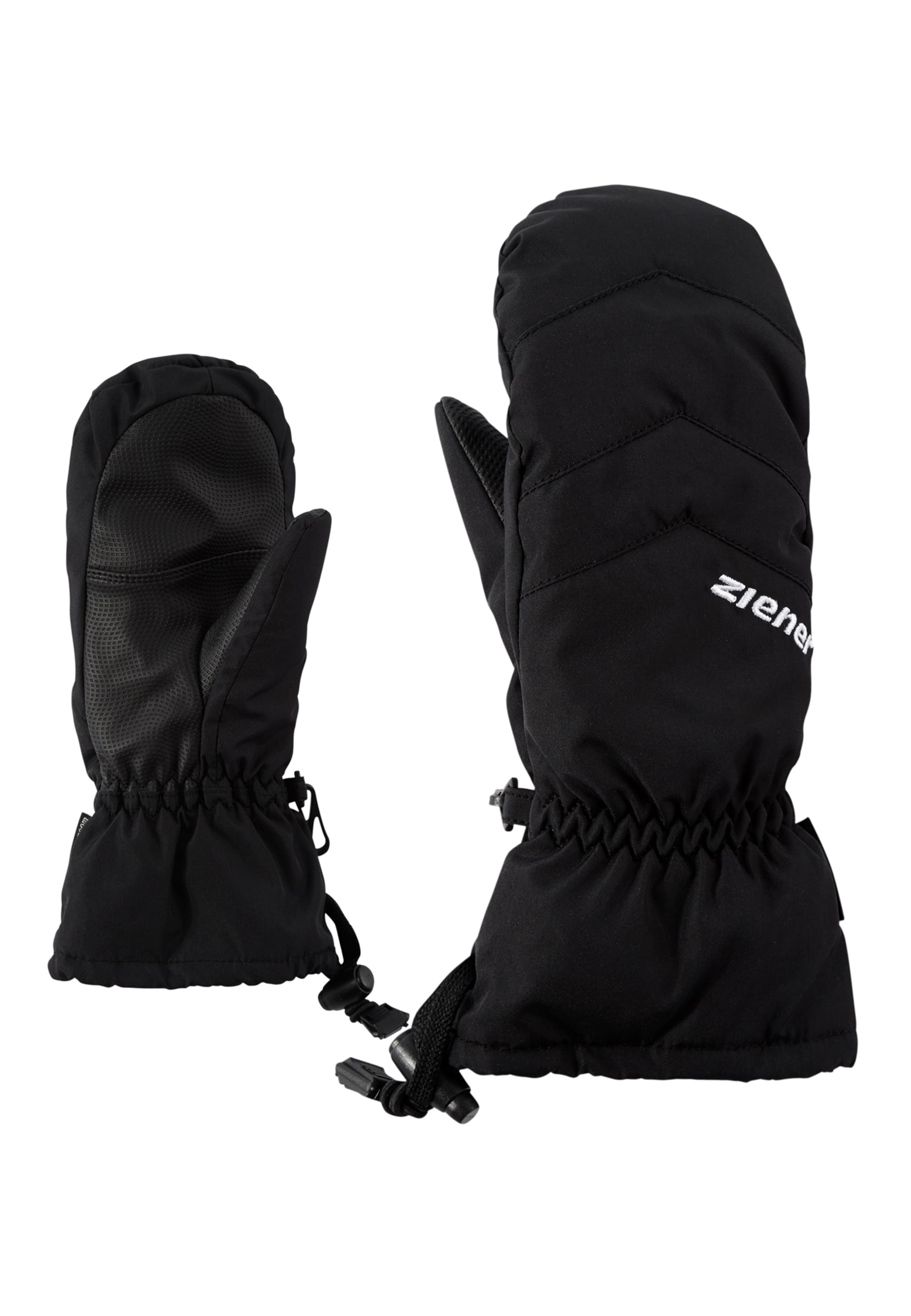 ZIENER - Luvas de desporto 'Lettero' em preto: frente