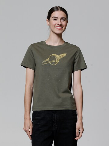 T-shirt 'Saturn' Watapparel en vert : devant