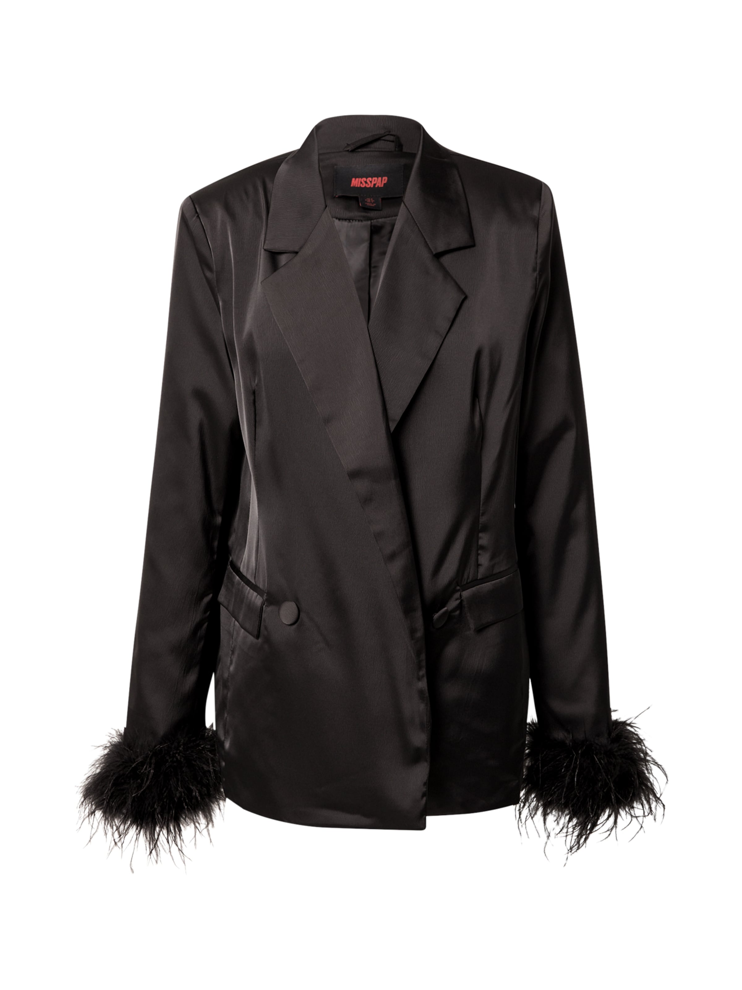 Misspap Kavaj i svart: framsida