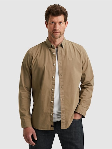 PME Legend Overhemd 'American Classic shirt' in Beige: voorkant