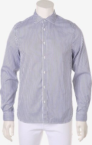 Woolrich Button Up Shirt in S in Blue: front