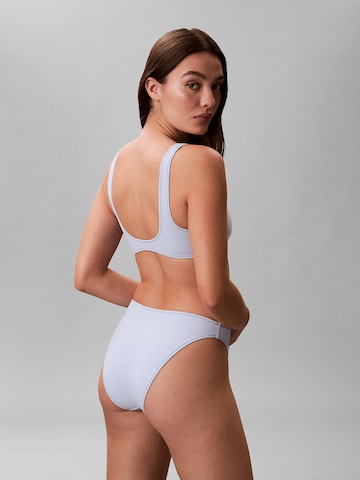 Bas de bikini 'CK Monogram' Calvin Klein Swimwear en violet