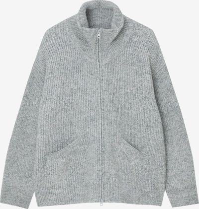 Pull&Bear Knit cardigan in mottled grey, Item view