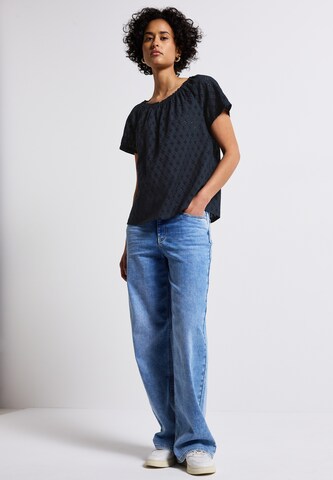 STREET ONE Bluse in Blau