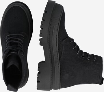 Tommy Jeans Lace-Up Ankle Boots in Black