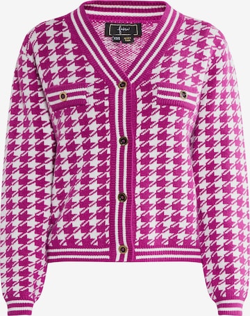 Cardigan faina en rose : devant