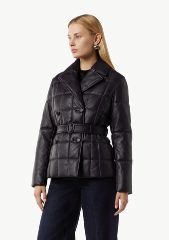 COMMA Between-season jacket in Black: front