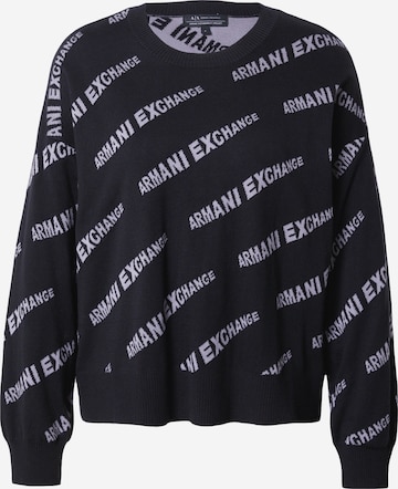 ARMANI EXCHANGE Sweater in Black: front