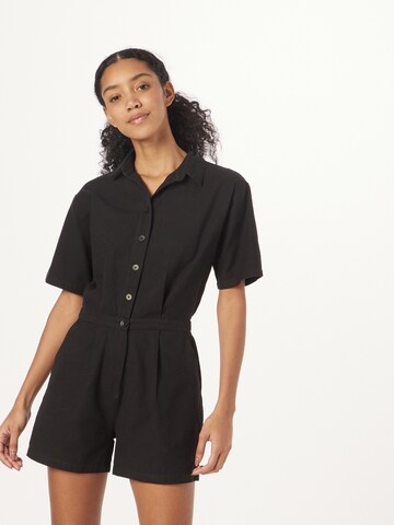 Thinking MU Jumpsuit 'AGATA' in Zwart: voorkant