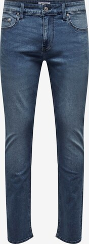 Only & Sons Slimfit Jeans 'LOOM' in Blau: predná strana