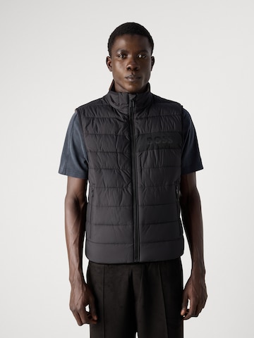 Gilet 'H-Cenito' di BOSS in nero: frontale