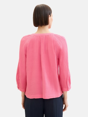 TOM TAILOR Bluse in Pink