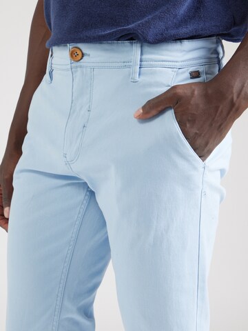 Coupe slim Pantalon chino 'BHNatan' BLEND en bleu