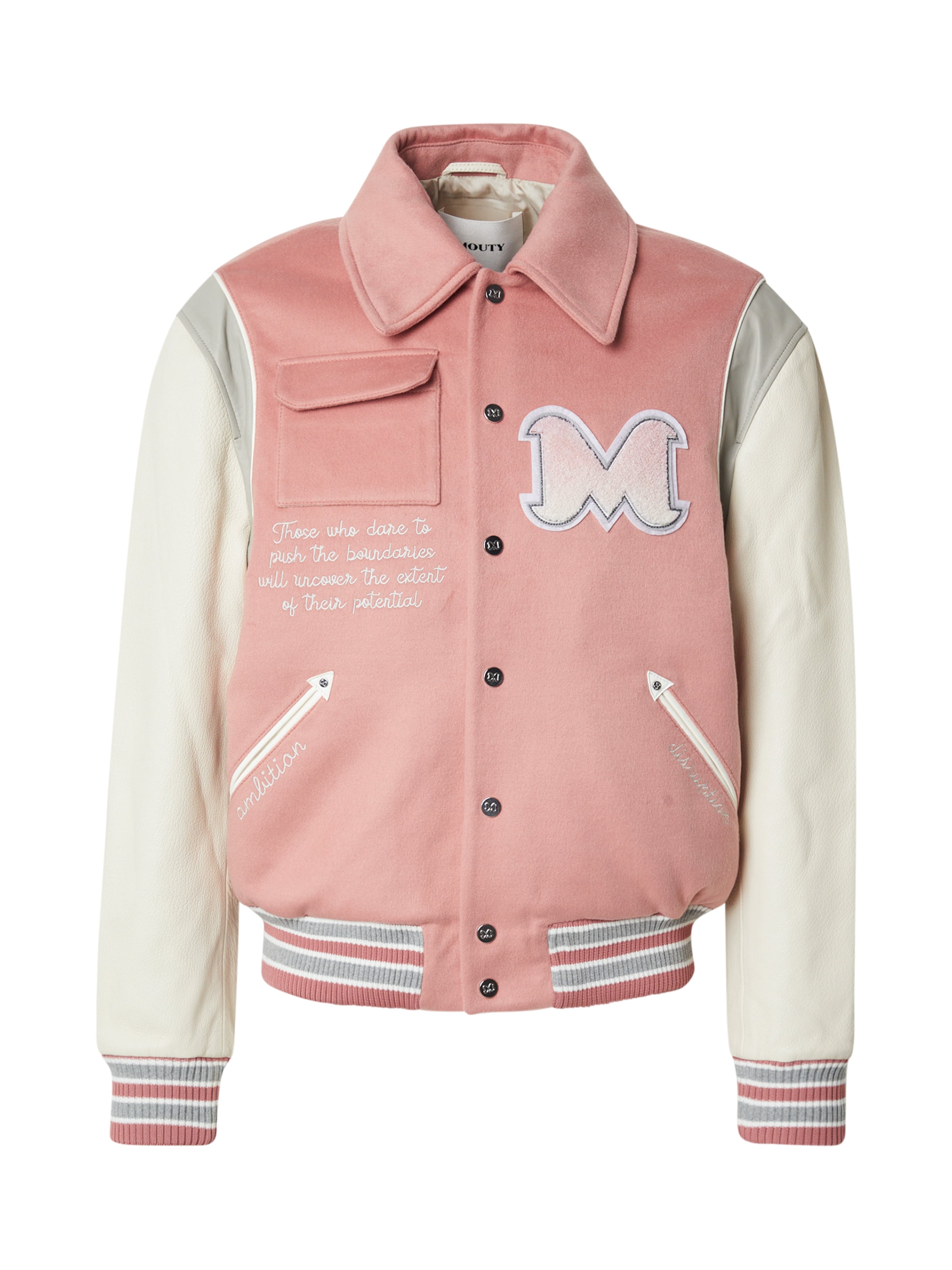 MOUTY Overgangsjakke i pink: forside