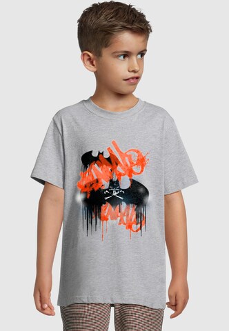 Maglietta 'Batman - Graffiti Bats 2.0' di ABSOLUTE CULT in grigio: frontale