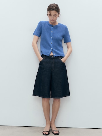 MANGO Knit cardigan 'TOTI' in Blue