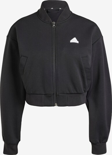 ADIDAS SPORTSWEAR Sports sweat jacket 'Future Icons' in Black / White, Item view