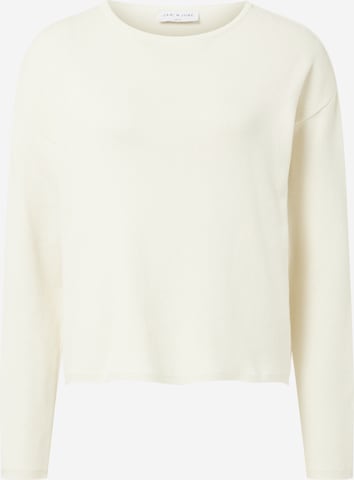 JAN 'N JUNE Sweater in White: front