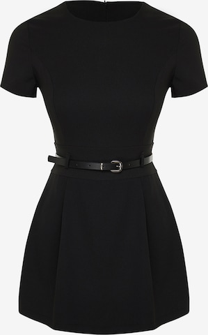 TrendyolKombinezon - crna boja: prednji dio