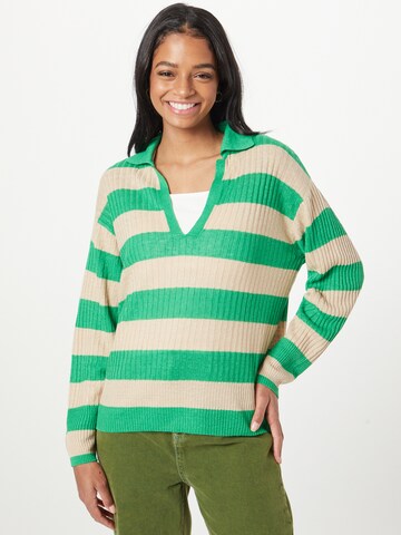 OUI Sweater in Green: front