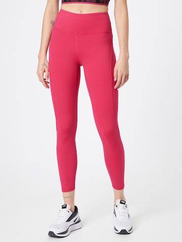 Skinny Pantalon de sport 'DELINAH' Marika en rose : devant