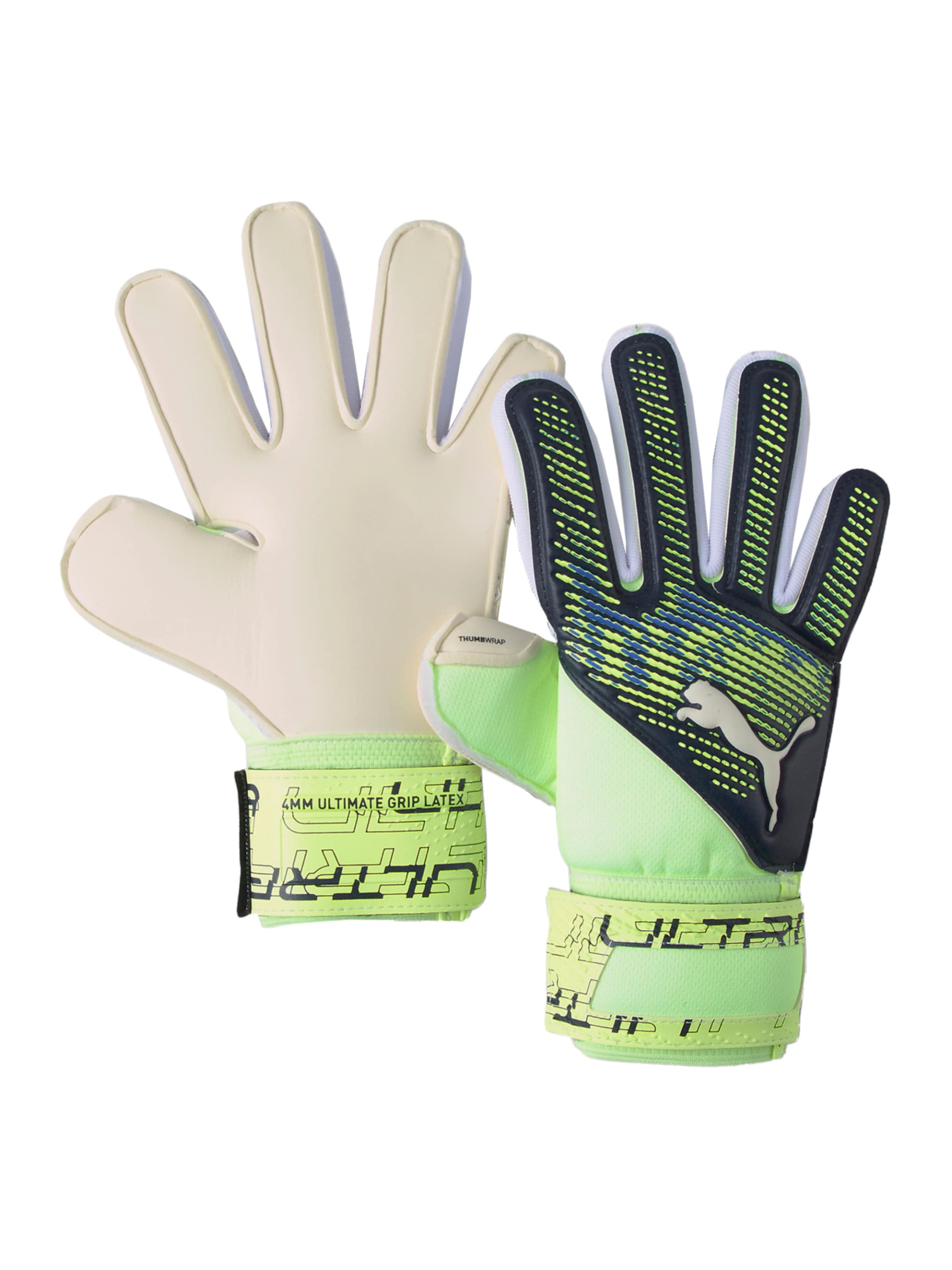 PUMA Sporthandschuhe in Gelb: Vorderseite