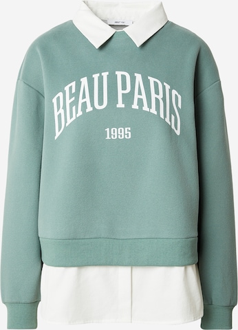 žalia ABOUT YOU Megztinis be užsegimo 'Tabitha': priekis