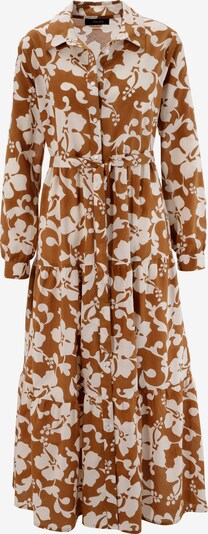 Aniston CASUAL Blusenkleid in beige / braun, Produktansicht