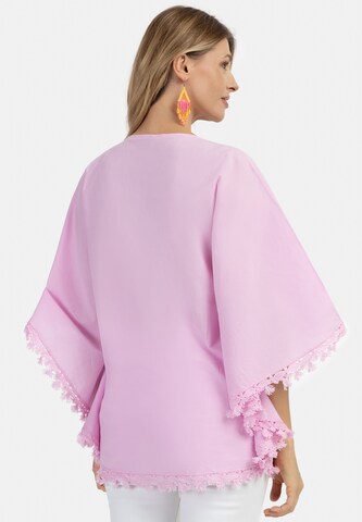 usha FESTIVAL Poncho in Pink