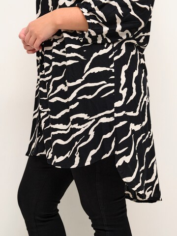 KAFFE CURVE Blouse 'KC Sonna' in Black