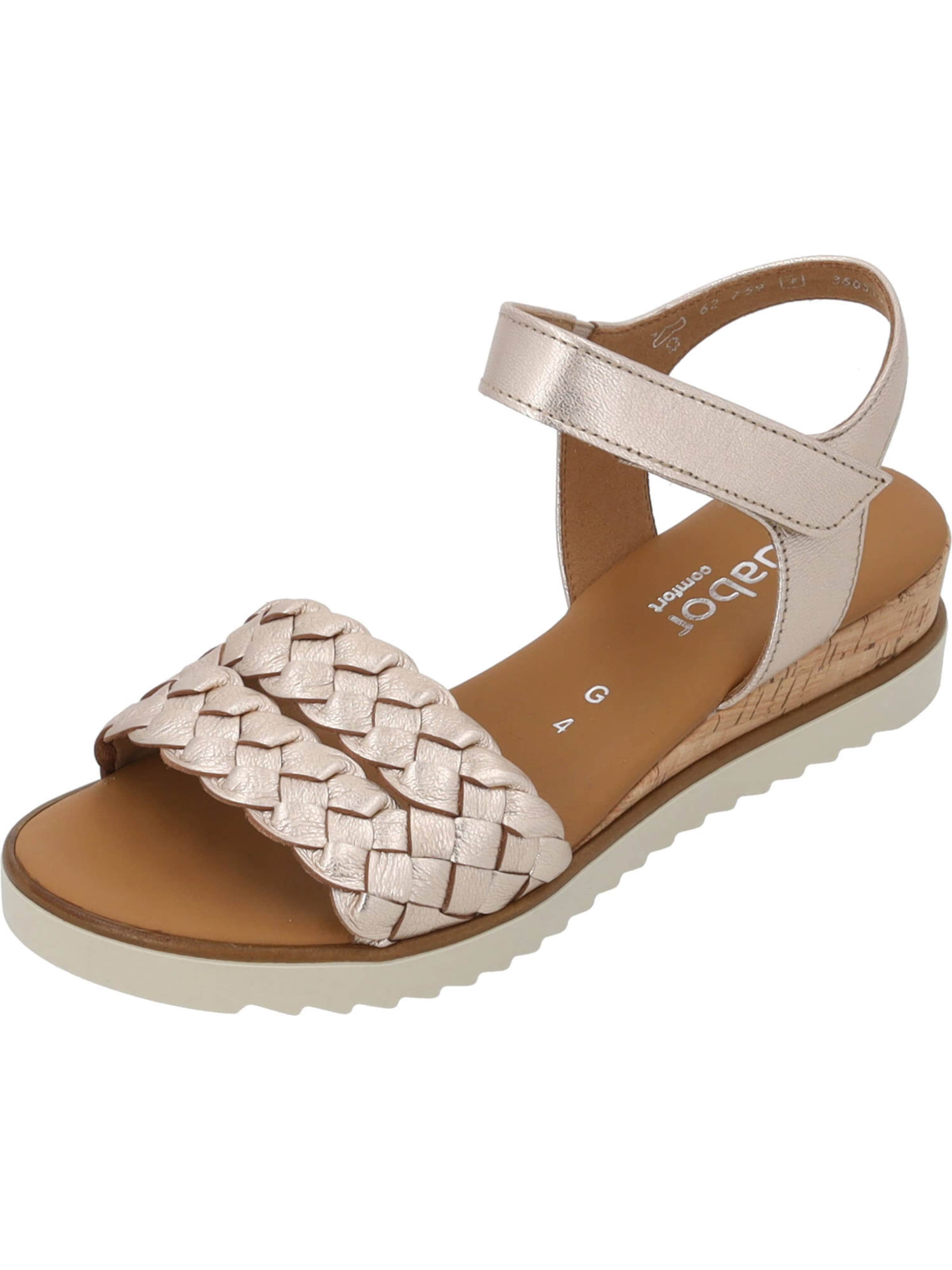 GABOR Sandale 'Comfort 62.759' in Beige: Vorderseite