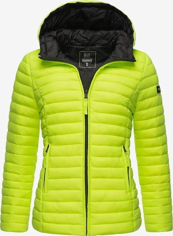 MARIKOO Between-Season Jacket 'Asraa' in Green: front
