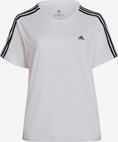 Sportiniai marškinėliai 'Essentials' iš ADIDAS SPORTSWEAR, spalva – juoda / balta, Prekių apžvalga