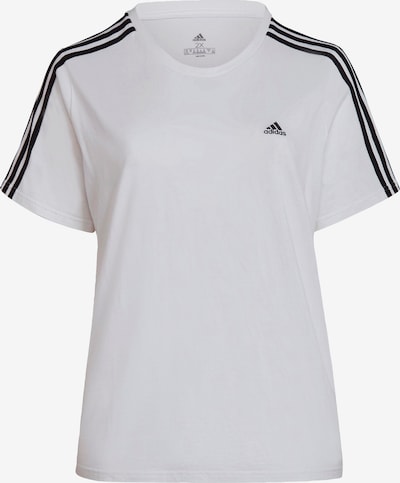 ADIDAS SPORTSWEAR Performance shirt 'Essentials  3-Stripes ' in Black / White, Item view