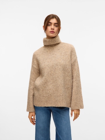 VERO MODA Pullover 'VMINGRID' i beige: forside
