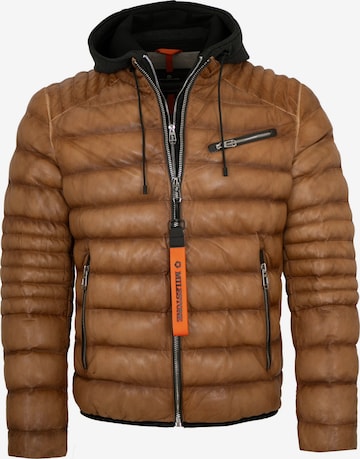 Veste mi-saison 'MSApollo' MILESTONE en marron : devant