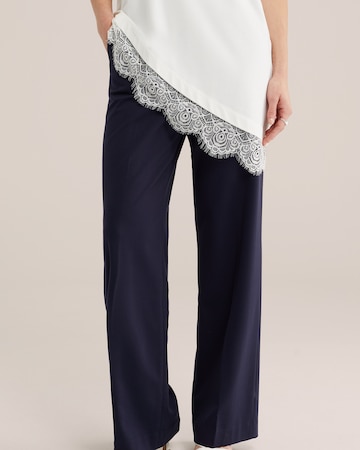 WE Fashion Regular Hose in Blau: Vorderseite
