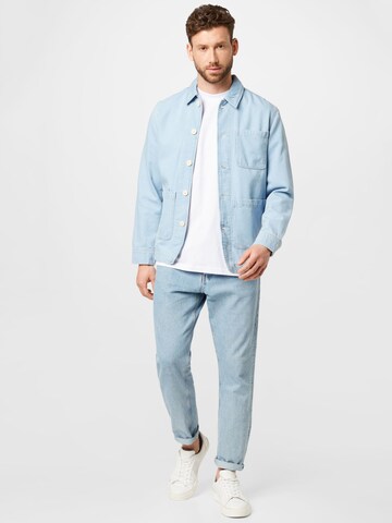 SELECTED HOMME Between-Season Jacket 'PAOLO' in Blue