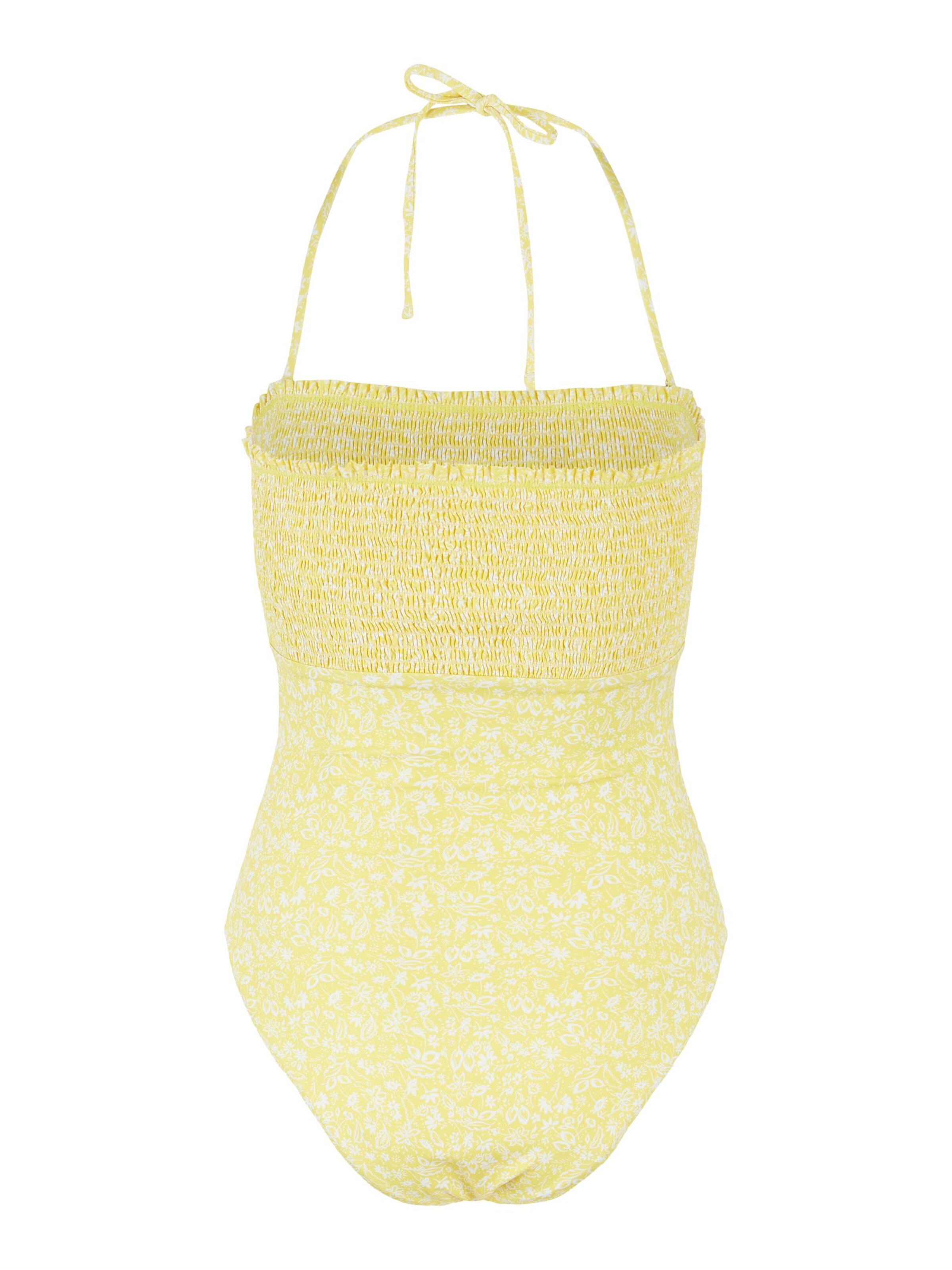 PIECES - Bustier Traje de baño en amarillo